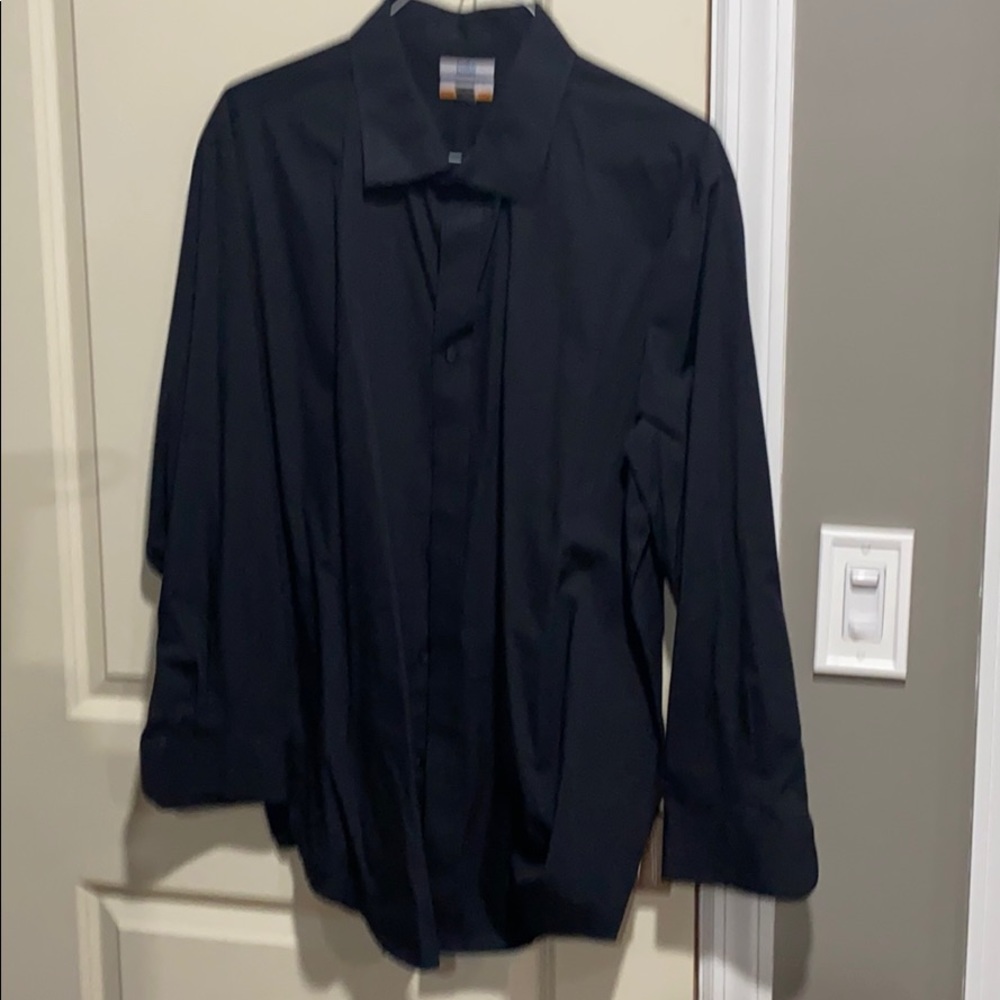 Dress Shirt , Black , New , 18.5